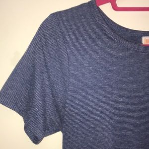Perfect Lularoe blue heathered XXS Carly